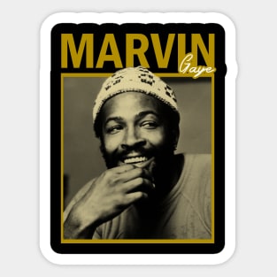 Marvin Gaye Retro Sticker